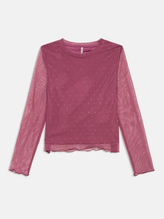 Obrázek produktu Top s dlouhým rukávem ONLY GIRLS světle růžová