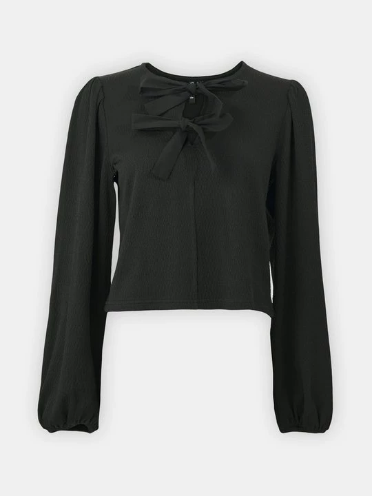 Obrázek produktu Top s dlouhým rukávem Pieces černá