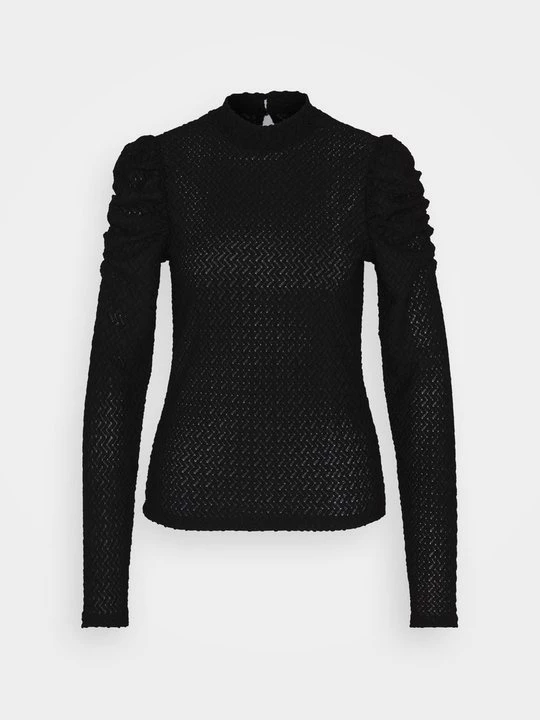 Obrázek produktu Top s dlouhým rukávem Pieces černá