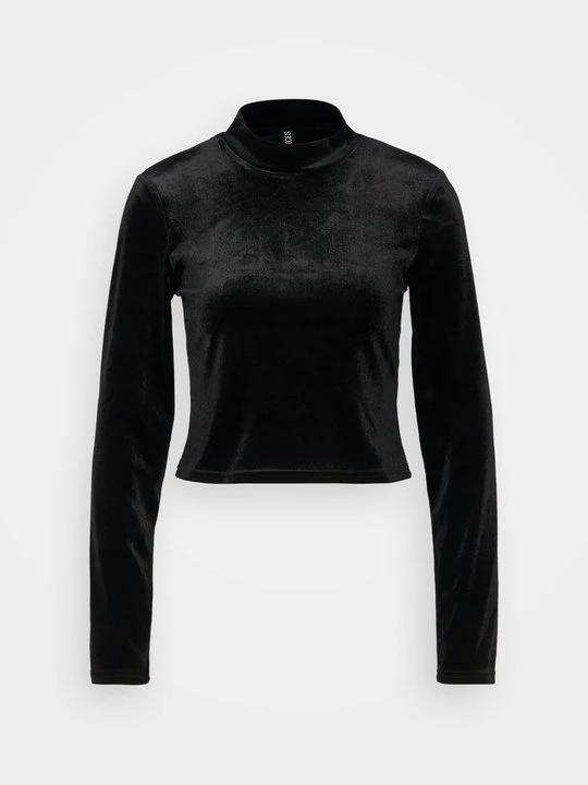 Obrázek produktu Top s dlouhým rukávem Pieces černá