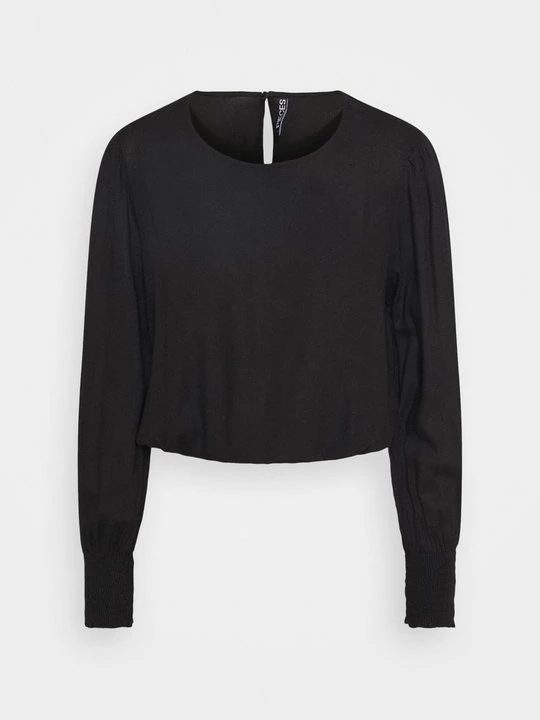 Obrázek produktu Top s dlouhým rukávem Pieces černá