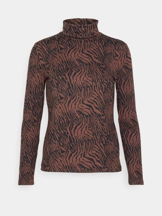 Obrázek produktu Top s dlouhým rukávem Pieces hnědá