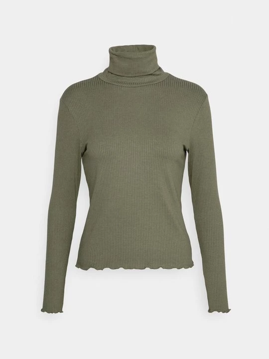 Obrázek produktu Top s dlouhým rukávem Pieces tmavě zelená