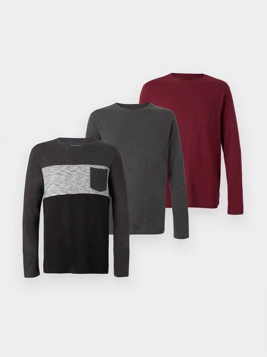 Obrázek produktu Top s dlouhým rukávem Pier One černá