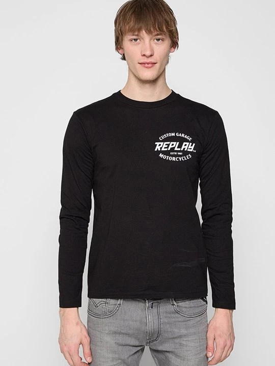 Obrázek produktu Top s dlouhým rukávem Replay černá