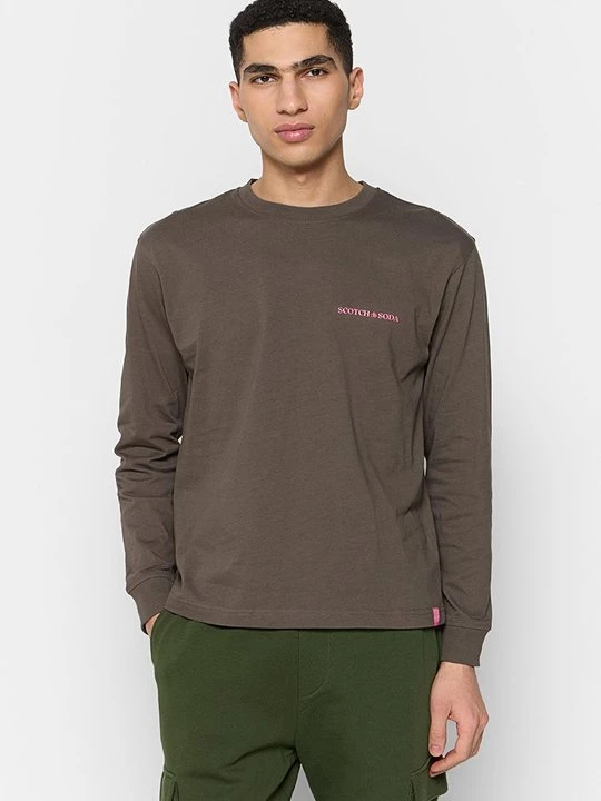 Obrázek produktu Top s dlouhým rukávem Scotch & Soda hnědá