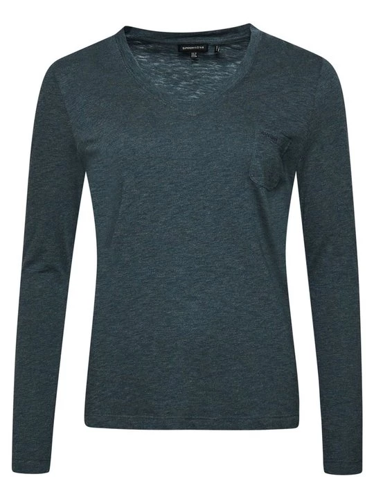 Obrázek produktu Top s dlouhým rukávem Superdry modrá