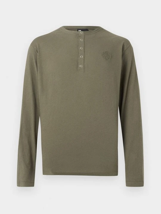 Obrázek produktu Top s dlouhým rukávem The Kooples tmavě zelená