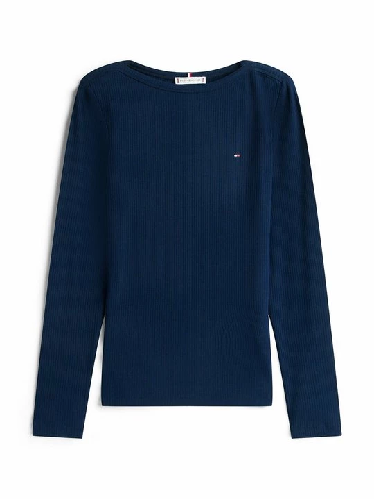 Obrázek produktu Top s dlouhým rukávem Tommy Hilfiger tmavě modrá