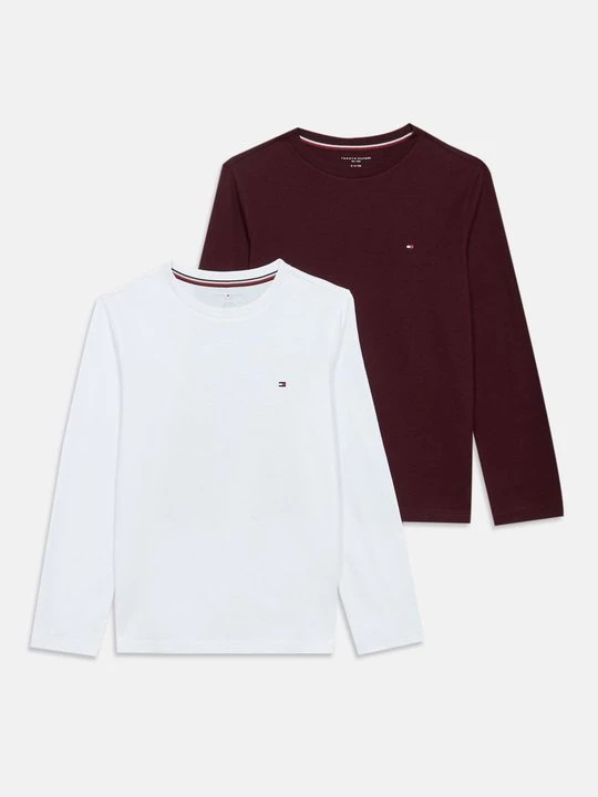 Obrázek produktu Top s dlouhým rukávem Tommy Hilfiger bordó