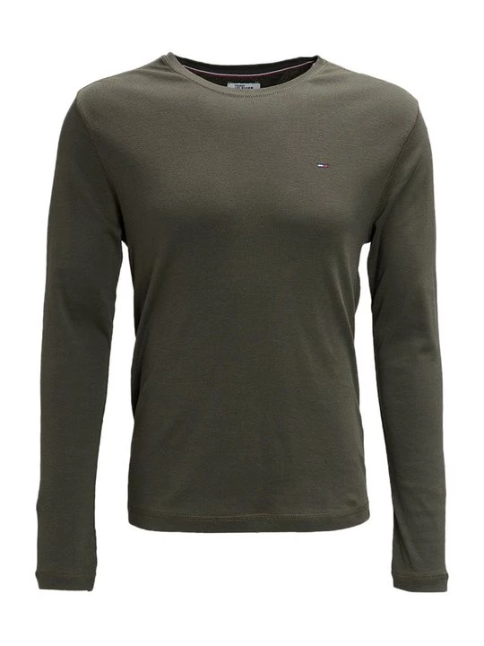 Obrázek produktu Top s dlouhým rukávem Tommy Hilfiger tmavě zelená