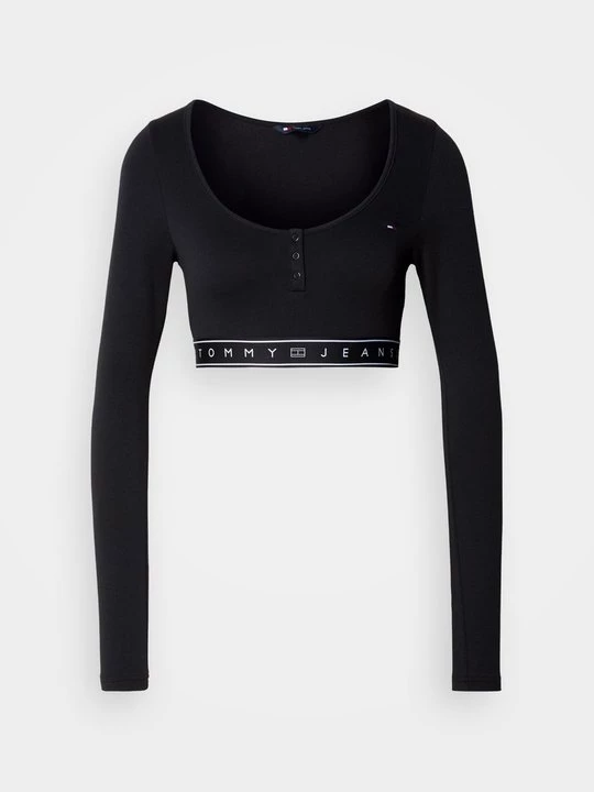 Obrázek produktu Top s dlouhým rukávem Tommy Jeans černá