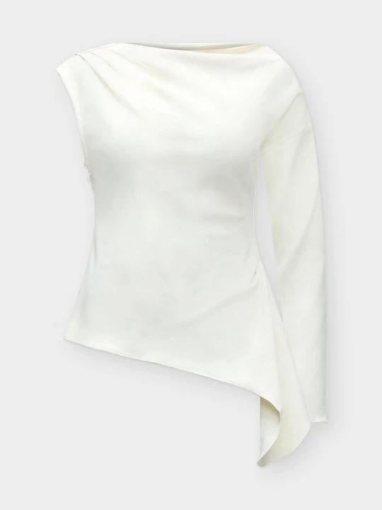 Obrázek produktu Top s dlouhým rukávem Topshop světle žlutá