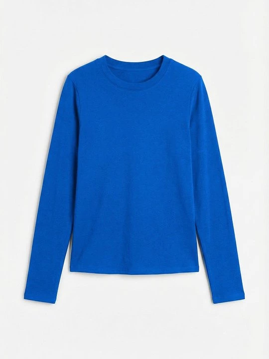 Obrázek produktu Top s dlouhým rukávem Topshop tmavě modrá