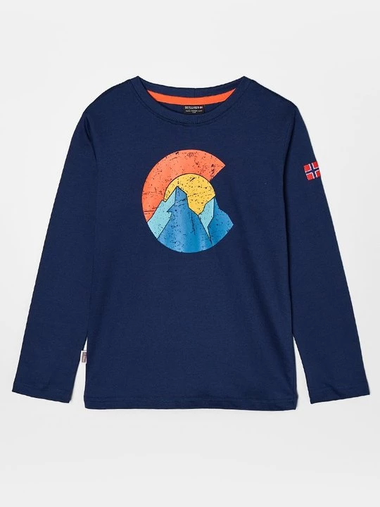 Obrázek produktu Top s dlouhým rukávem Trollkids tmavě modrá