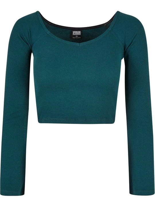 Obrázek produktu Top s dlouhým rukávem Urban Classics tyrkysová