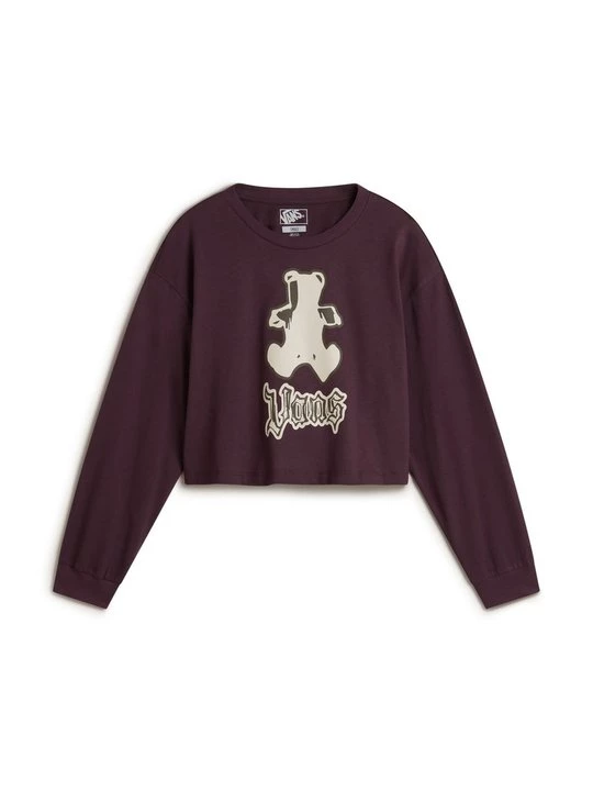 Obrázek produktu Top s dlouhým rukávem Vans tmavě červená