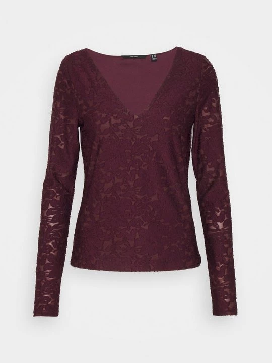 Obrázek produktu Top s dlouhým rukávem Vero Moda bordeaux