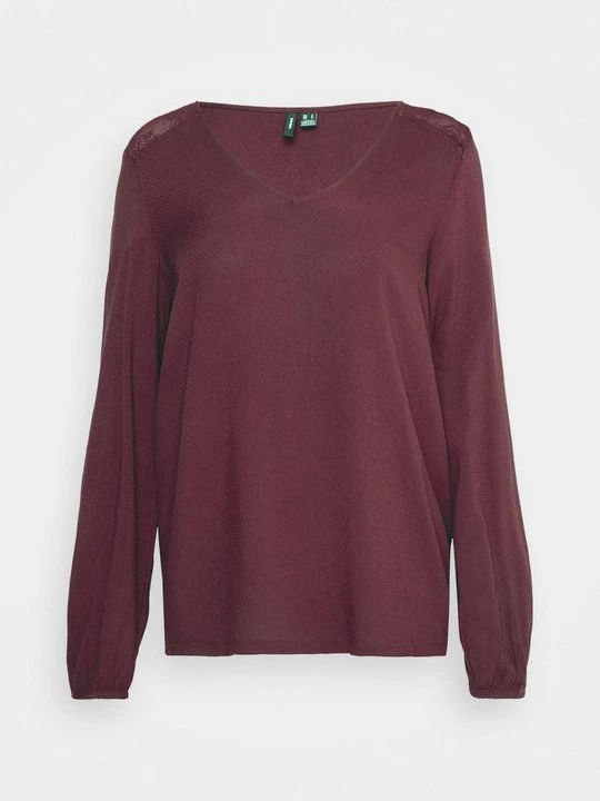 Obrázek produktu Top s dlouhým rukávem Vero Moda bordó