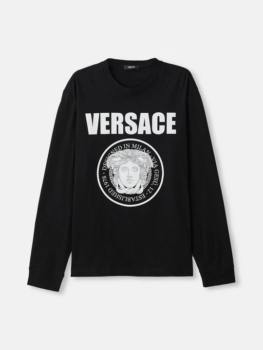 Obrázek produktu Top s dlouhým rukávem Versace černá