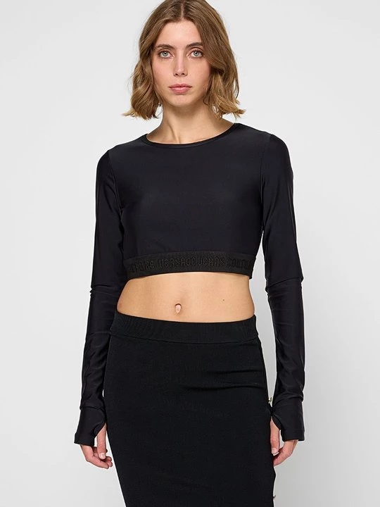 Obrázek produktu Top s dlouhým rukávem Versace Jeans Couture černá
