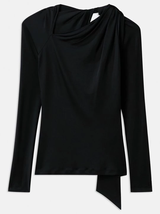 Obrázek produktu Top s dlouhým rukávem Victoria Beckham černá