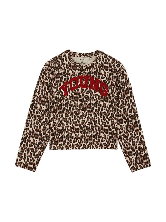 Obrázek produktu Top s dlouhým rukávem WE Fashion světle hnědá