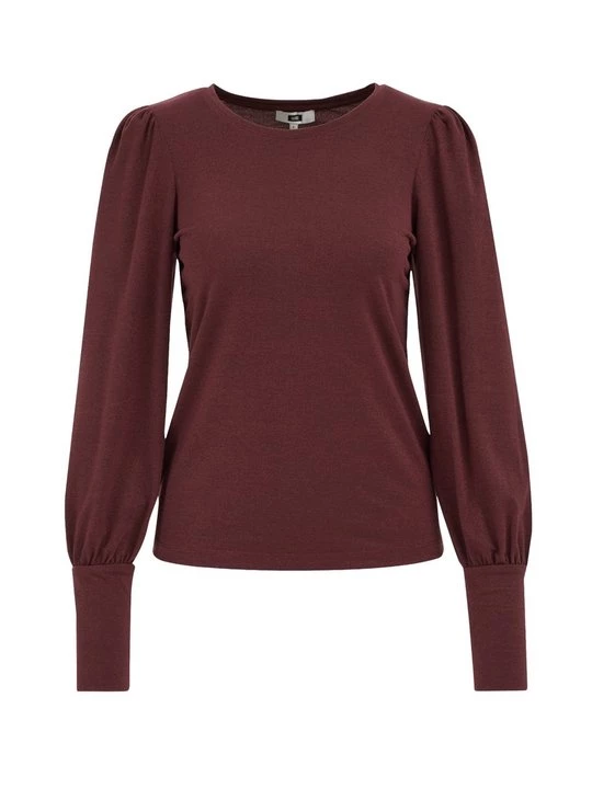 Obrázek produktu Top s dlouhým rukávem WE Fashion bordeaux