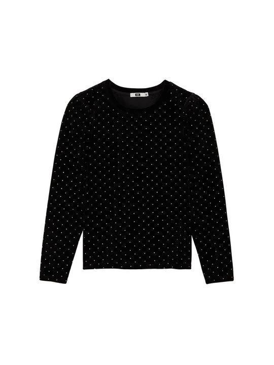 Obrázek produktu Top s dlouhým rukávem WE Fashion černá