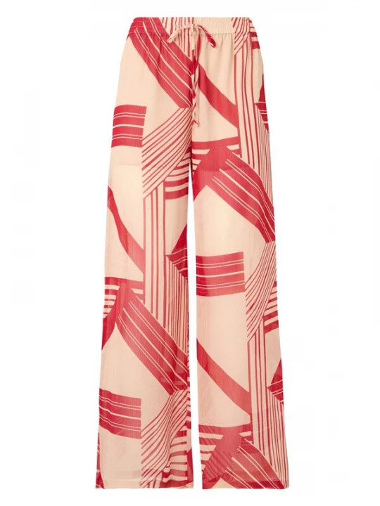 Obrázek produktu TOPSHOP Kalhoty 'NOEL' béžová / rezavě hnědá