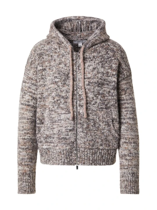 Obrázek produktu TOPSHOP Kardigan 'HAILEY' šedobéžová / bílá