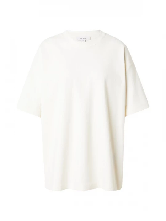 Obrázek produktu TOPSHOP Oversized tričko 'VICTORIA' slonová kost