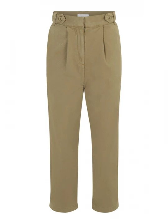 Obrázek produktu TOPSHOP Petite Kalhoty se sklady v pase khaki