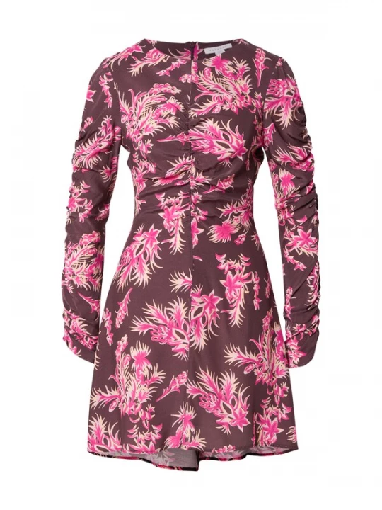 Obrázek produktu TOPSHOP Šaty béžová / cyclam / růžová / světle růžová