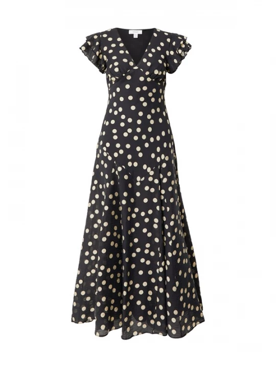 Obrázek produktu TOPSHOP Šaty 'SAGA' béžová / černá