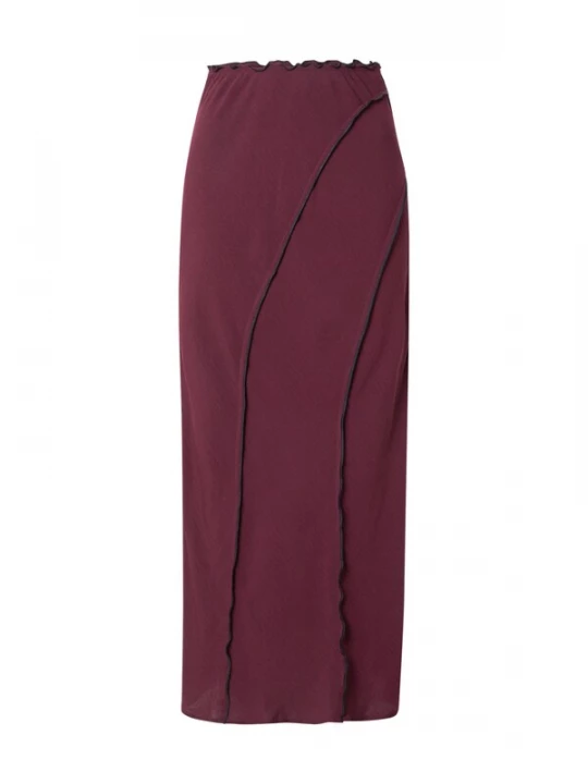 Obrázek produktu TOPSHOP Sukně námořnická modř / burgundská červeň