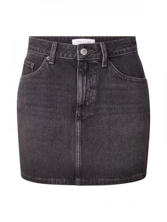 Obrázek produktu TOPSHOP Sukně 'SILJE' černá džínovina