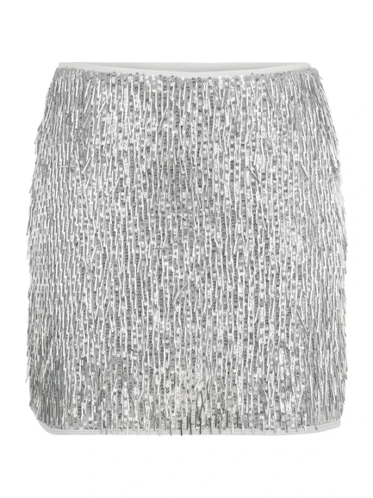 Obrázek produktu TOPSHOP Sukně stříbrná