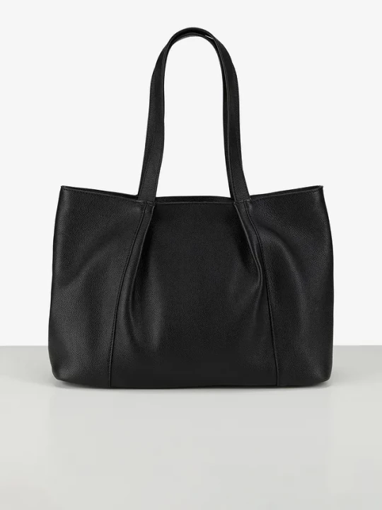 Obrázek produktu Torba typu shopper ze skóry BonPrix czarny