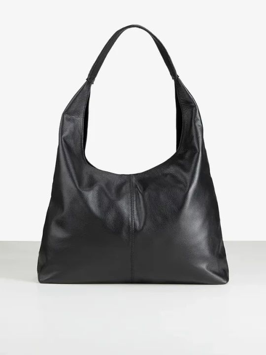Obrázek produktu Torba typu shopper ze skóry premium BonPrix czarny
