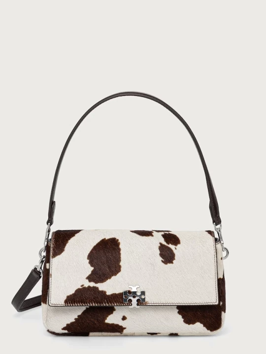 Obrázek produktu Tory Burch crossbody kabelka dámská kožená Charlie hnědá