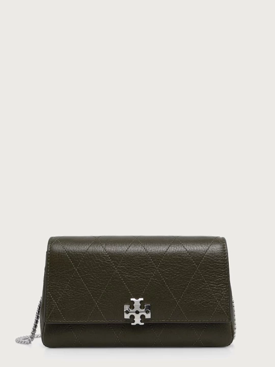 Obrázek produktu Tory Burch crossbody kabelka dámská kožená Charlie zelená