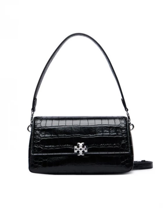 Obrázek produktu Tory Burch Kabelka Charlie Embossed Croc Small Shoulder Bag 183522 Černá
