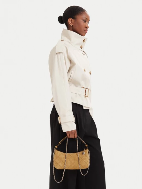 Obrázek produktu Tory Burch Kabelka Fleming Suede Pochette 185797 Béžová