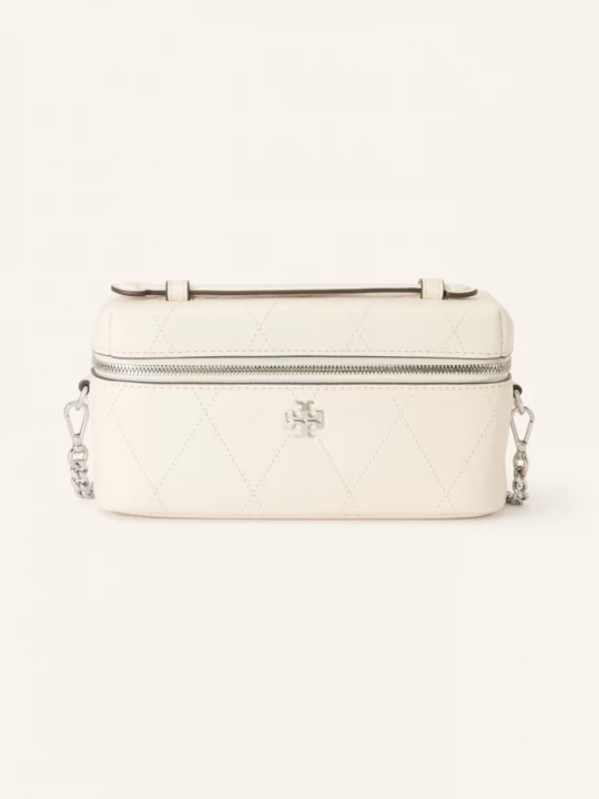 Obrázek produktu Tory Burch Kabelka Přes Rameno Charlie krémová / stříbrná