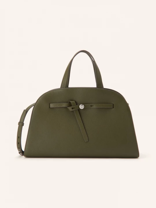 Obrázek produktu Tory Burch Kabelka Romy Bauletto tmavě zelená / stříbrná
