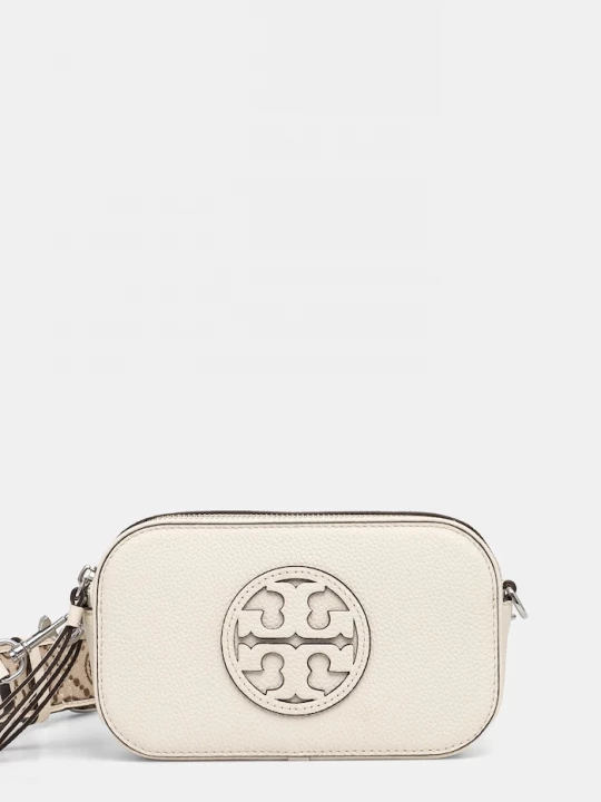 Obrázek produktu Tory Burch Kožená kabelka Miller béžová