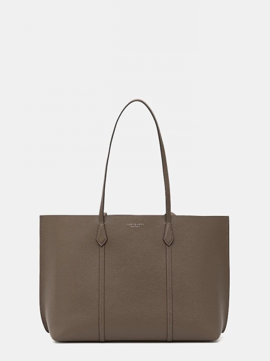 Obrázek produktu Tory Burch Kožená kabelka Tory Burch Perry béžová