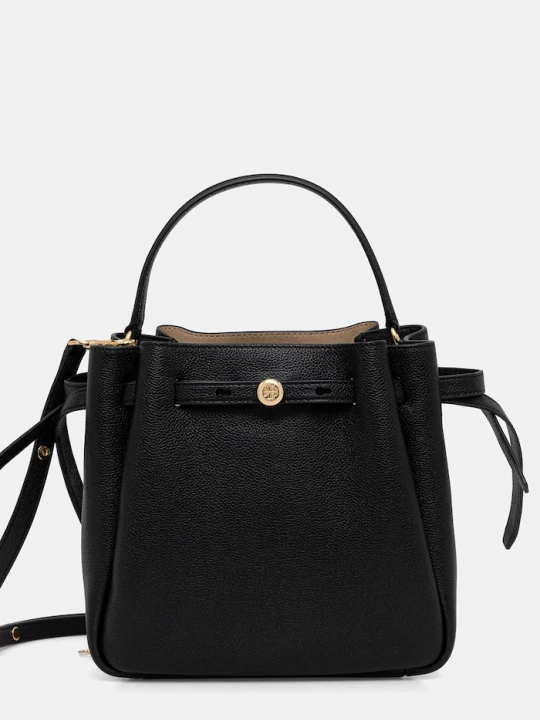 Obrázek produktu Tory Burch Kožená kabelka Tory Burch Romy černá