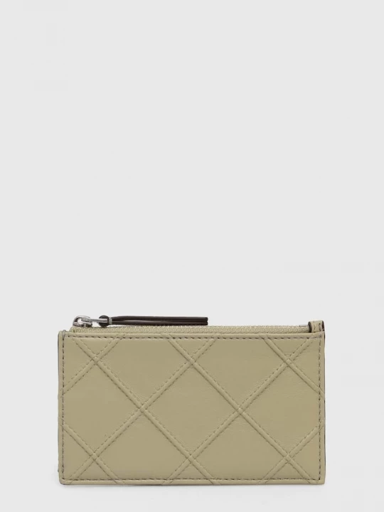 Obrázek produktu Tory Burch Kožená peněženka Tory Burch Fleming Soft zelená